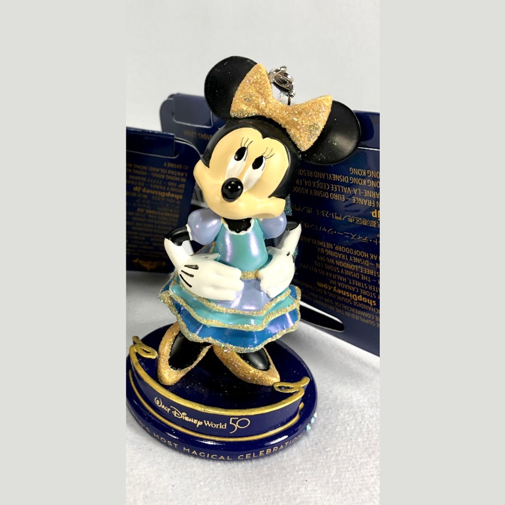 2021 Disney Walt Disney World 50th Anniversary Minnie Mouse Figural Ornament - Picture 2 of 2